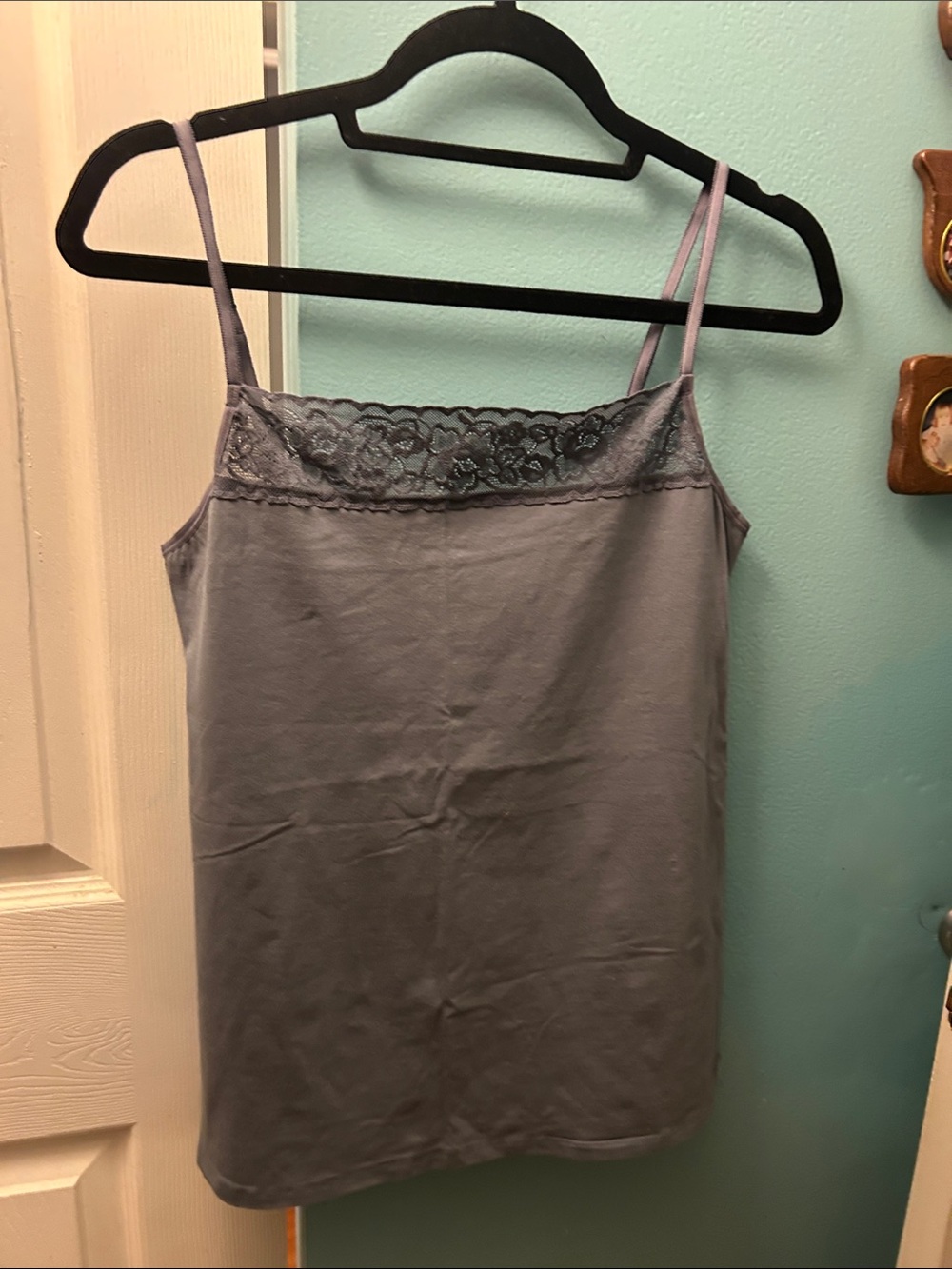 Felina Lavender Lace-Trim Camisole